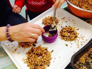 Making birdfeeders